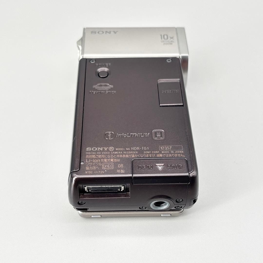 Sony HDR-TG1 Handycam HD Camcorder Silver NTSC Japanese Menu 10x