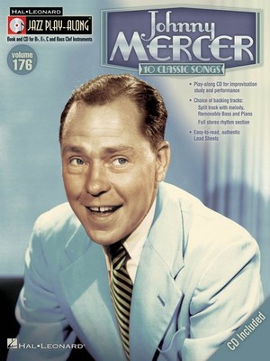 Johnny Mercer Jazz Play-Along Vol 176 Bb Eb C BC Instruments Sheet Music Book CD