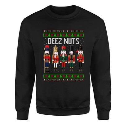 Deez Nuts Nussknacker Weihnachten Urlaub lustig Familie Sweatshirt