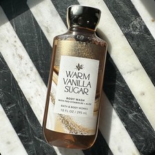Bath Body Works Warm Vanilla Sugar Shower Gel Body Wash - Full Size 10 oz -NEW