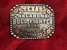 Rodeo 2025 Bullfighter X-TREME Champion Trophy Buckle Texas Oklahoma Rare R16