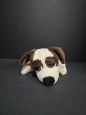  ST BERNARD DOG BIG EYES PLUSH TOY 8" 