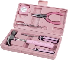 Stalwart 7-Piece Household Tool Kit with Hammer, Screwdrivers, Pliers & More
