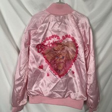 VTG 1992 Barbie Michael Scott Fashions Mattel Satin Bomber Jacket READ
