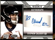 2020 SAGE HIT #A93 Stephen Calvert Rookie Autographs Black