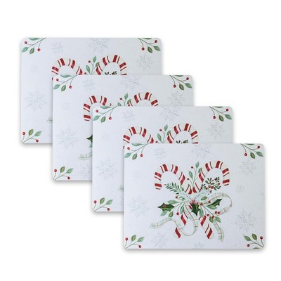 Cork Placemats Set of 4, Thick Cork Place Mats for Kitchen and Dining Tables, Ea