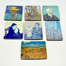 Lot of 7 Vincent Van Gogh Museum Grade Refrigerator Magnet Collection