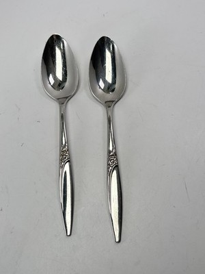 Highland Rose (Stainless) by Oneida LTD Silver 1881 Rogers Set 2 Teaspoon 6''