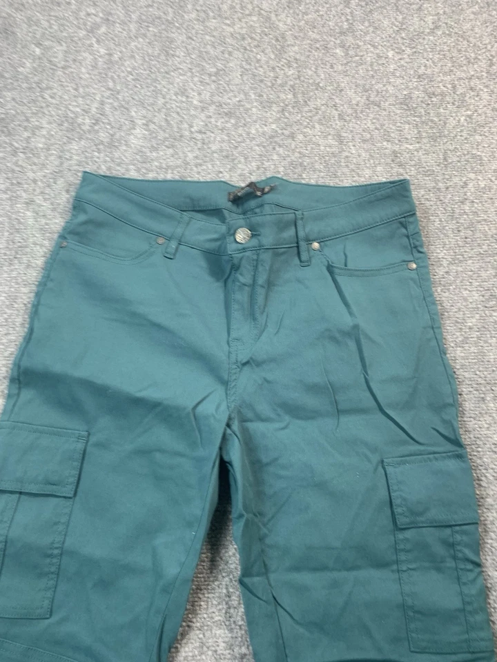 Prana Pants Womens Size 12 Green Tapered Leg Pockets Outdoor Casual - Image 4 of 4