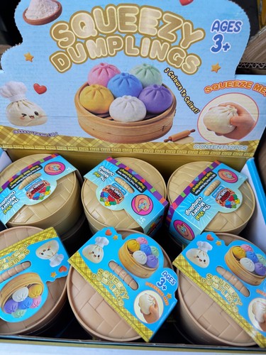 2X Squishy Bun Dumplings Mystery Color Box VIRAL Trend Squeeze TikTok Gift Toy