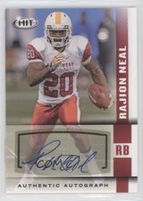2014 SAGE Hit Auto Rajion Neal #A110 Auto 7kj