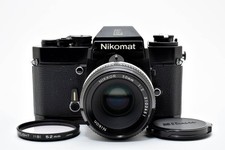 Used Excellent Condition Nikon Nikomat EL Black Nikkor 50mm f 2 Tested and Worki