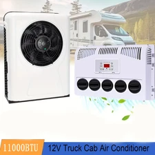 12V  Truck Cab Air Conditioner Split AC 11000BTU For Semi Trucks Bus RV Caravan