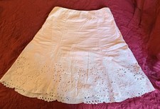 Vintage Women's 1980 s Inspired Peach Garden Party Skirt SZ 10 Whimsy Preppy
