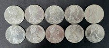 Lot of 10 1780 Maria Theresa Thaler Restrike Coins