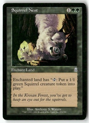 MTG Squirrel Nest Odyssey LP Magic The Gathering