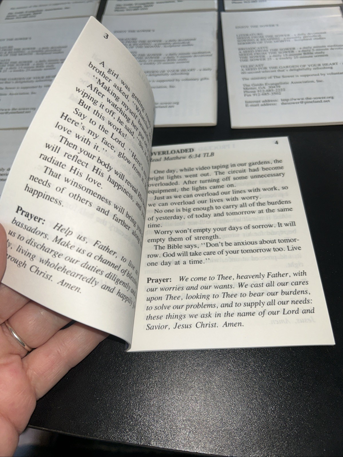 VTG 1990's Lot- 12 Guido Ministries  Inspirational Booklets Religious Pamphlets