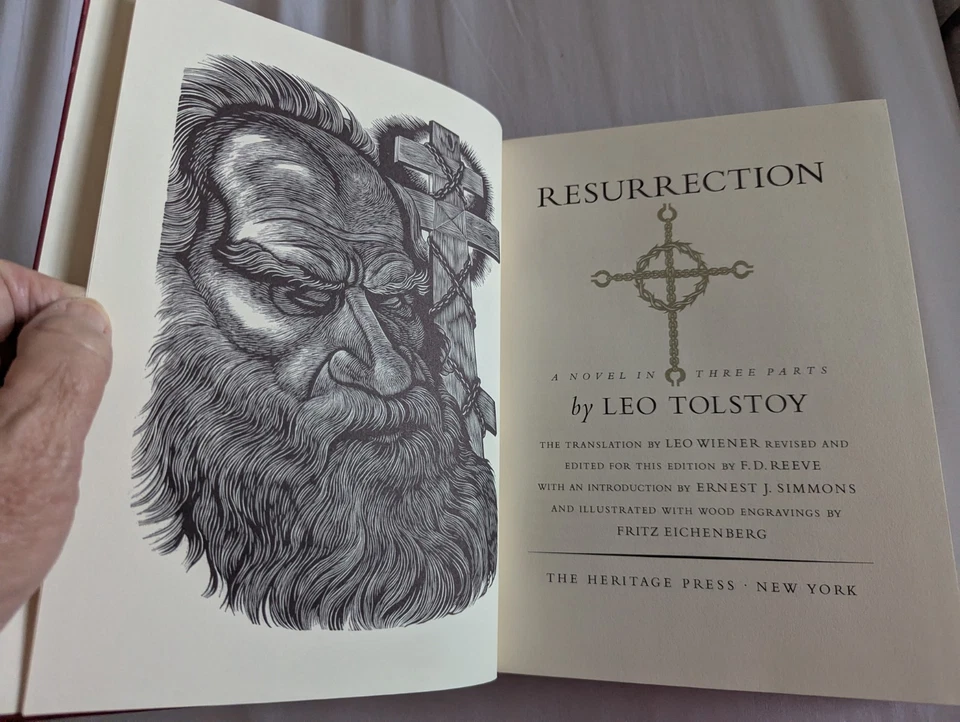 Resurrection by Leo Tolstoy The Heritage Press 1963 Slipcase - Image 2 of 4
