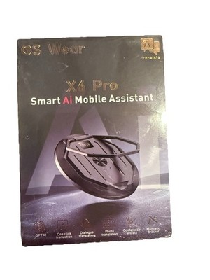 X6 Pro Smart AI Mobile Assistant, Voice Recorder, Language Translator,Transcribe