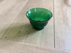 Vintage Anchor Hocking Sandwich Forest Green Custard Cup