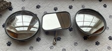 Vintage Truck Side Mirrors Lot 3 Grote Convex Roundrectangular Chrome Utility