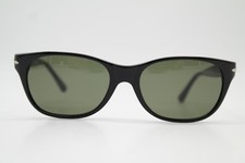Vintage Sunglasses Persol 860 Black Silver Oval