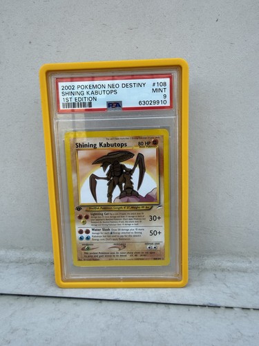 Shining Kabutops (1st Edition) graded PSA 9 for sale on eBay