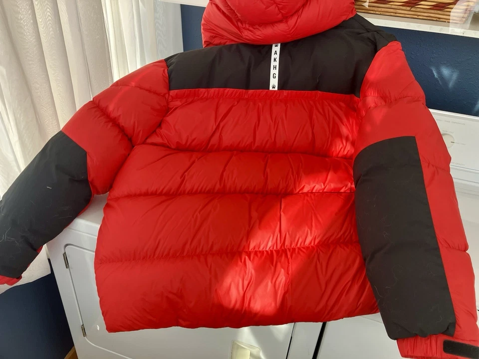 Duluth Trading Alaskan Hardgear Down Puffer Winter Jacket Red Men’s 2XL/XXL - Image 2 of 4