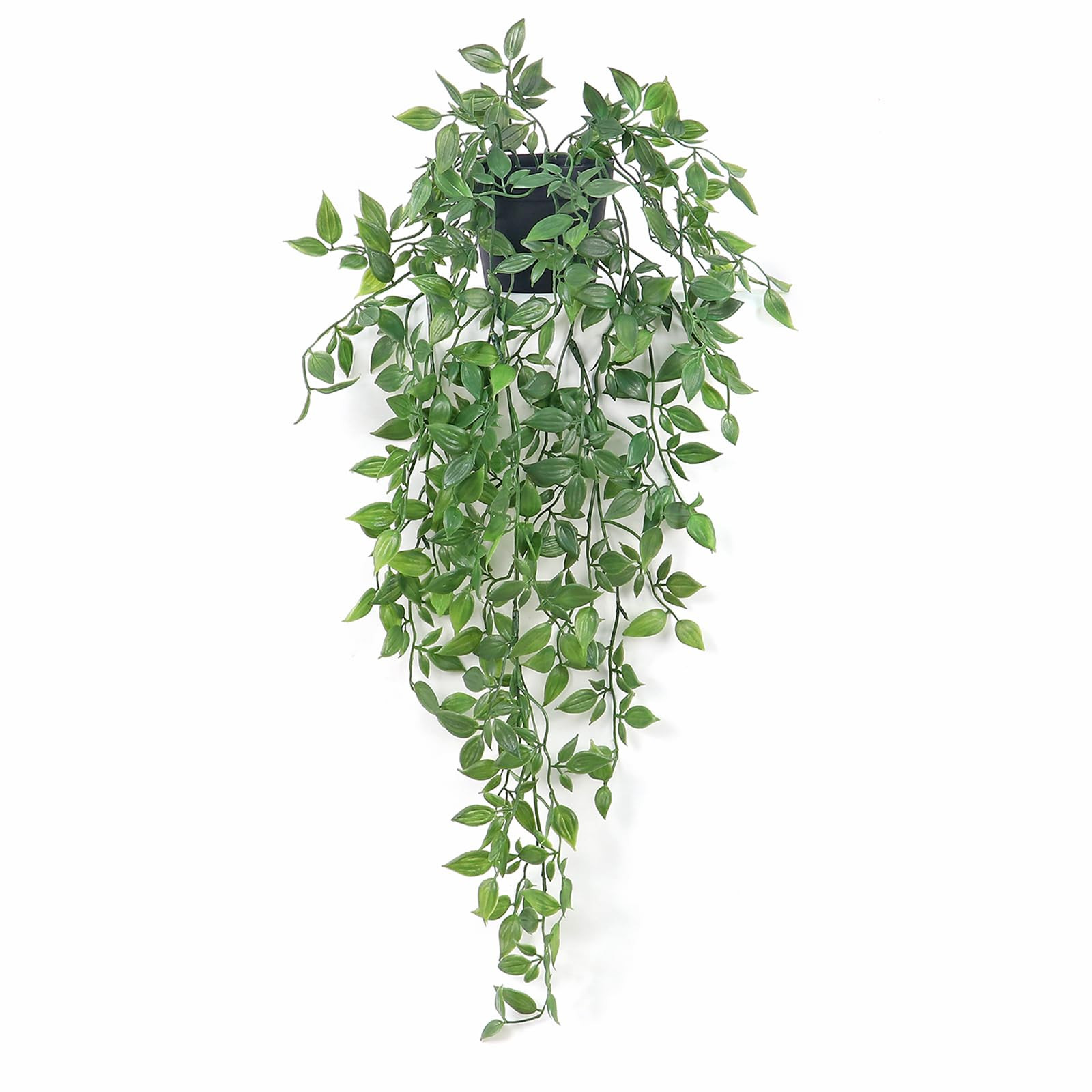 Faux Mandala Leaf Hanging Vine Small Artificial Potted Plants Decor