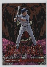 2022 Panini Donruss Unleashed Pink Fireworks Ryne Sandberg #UL-18 HOF 18t1