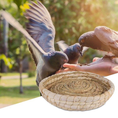 Hand Gewebte Nester Mais Blätter Und Stroh Schlupfbeete Umwerbung Bauern Hö7314 - Bild 5 von 8