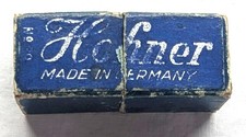 Vintage Hohner Mini Harmonica Richard Bain U.S. Navy Band - 1.5" w/ Box