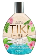 Double Shot Tiki Tequila 400X Bronzer Tanning Lotion 13.5 oz