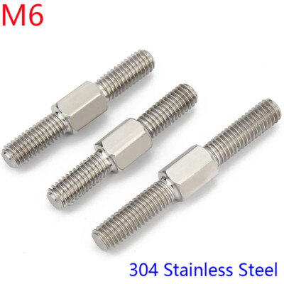 M6 Stainless Steel Left and right hand Double End Thread Tight Adjustable screws