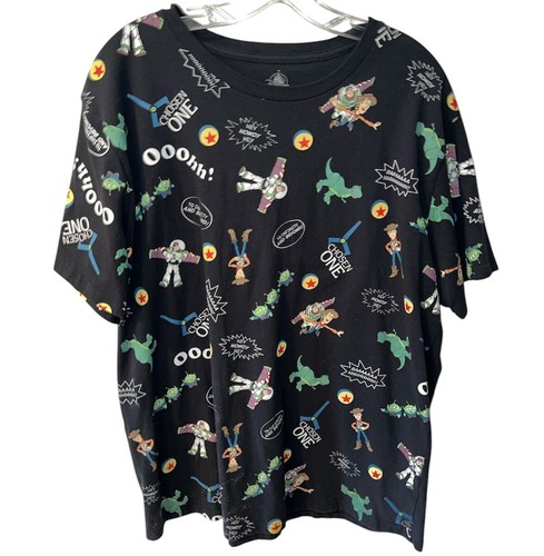 Disney Parks Toy Story All Over Print T Shirt Mens Sz XL Pixar Buzz Lightyear