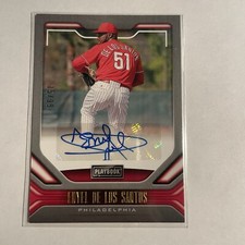 2020 Panini Chronicles Playbook Auto Gold /99 Enyel de los Santos #PA-ED Auto