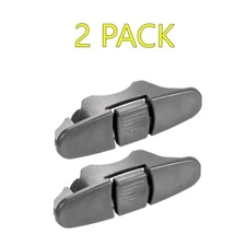 2 Whirlpool Dishwasher Stop Track Top Upper Rack Clip Washer Replacement Parts
