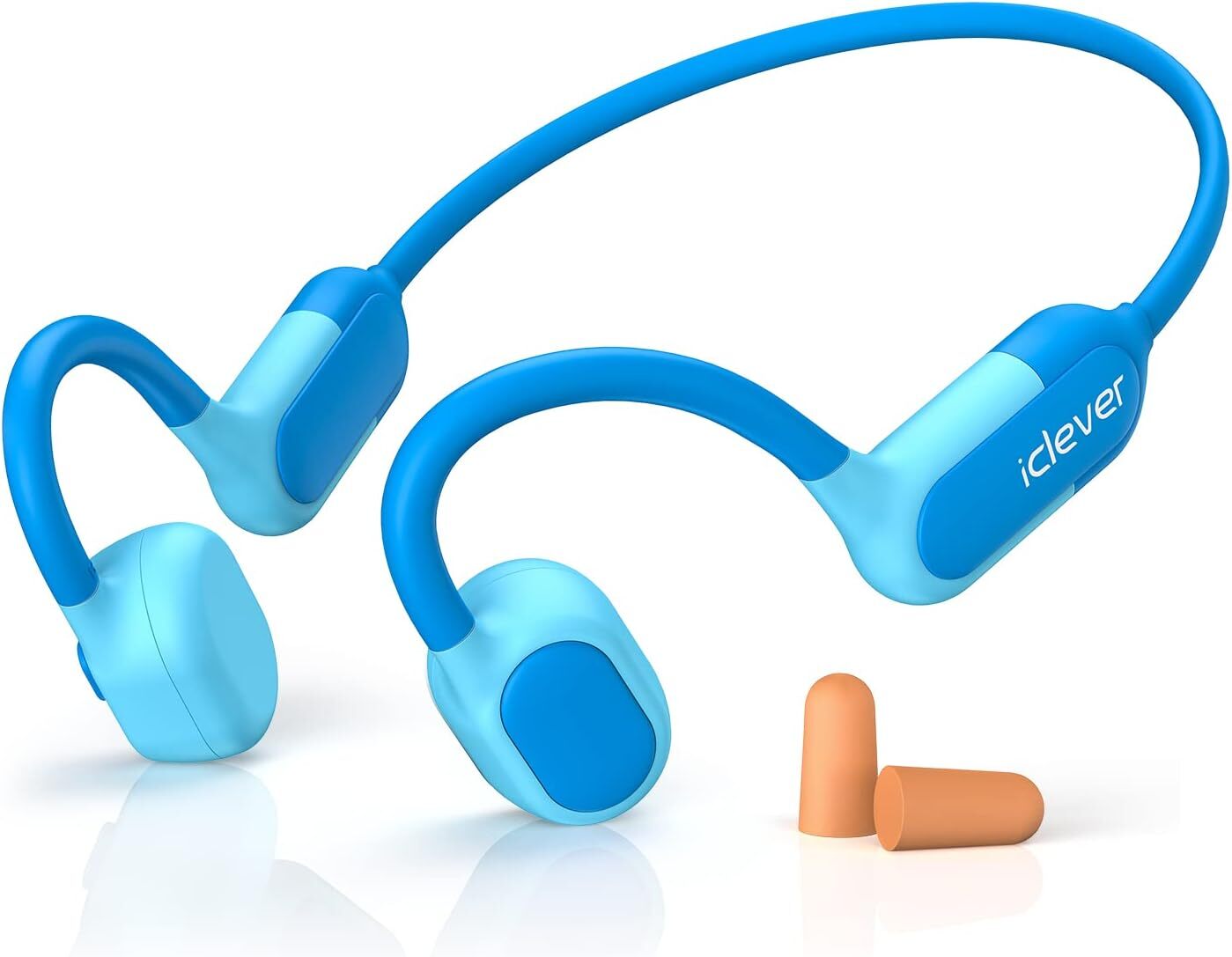 iClever Bone Conduction Bluetooth 5.3 Headphones USB-C for iPad Tablet Travel