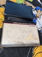 2000 Lexus RX300 Owners Manual Guide Plus Supplement In Binder OEM