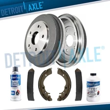 Rear Brake Drums and Ceramic Brake Shoes for 1997 1998 1999 2000 2001 Honda CR-V