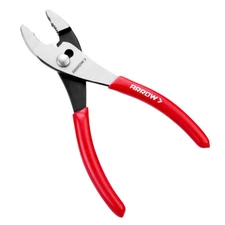ARROW 8-inch Slip Joint Plier Carbon Steel Strong Grip Jaw Thick Dip-Grip Handle
