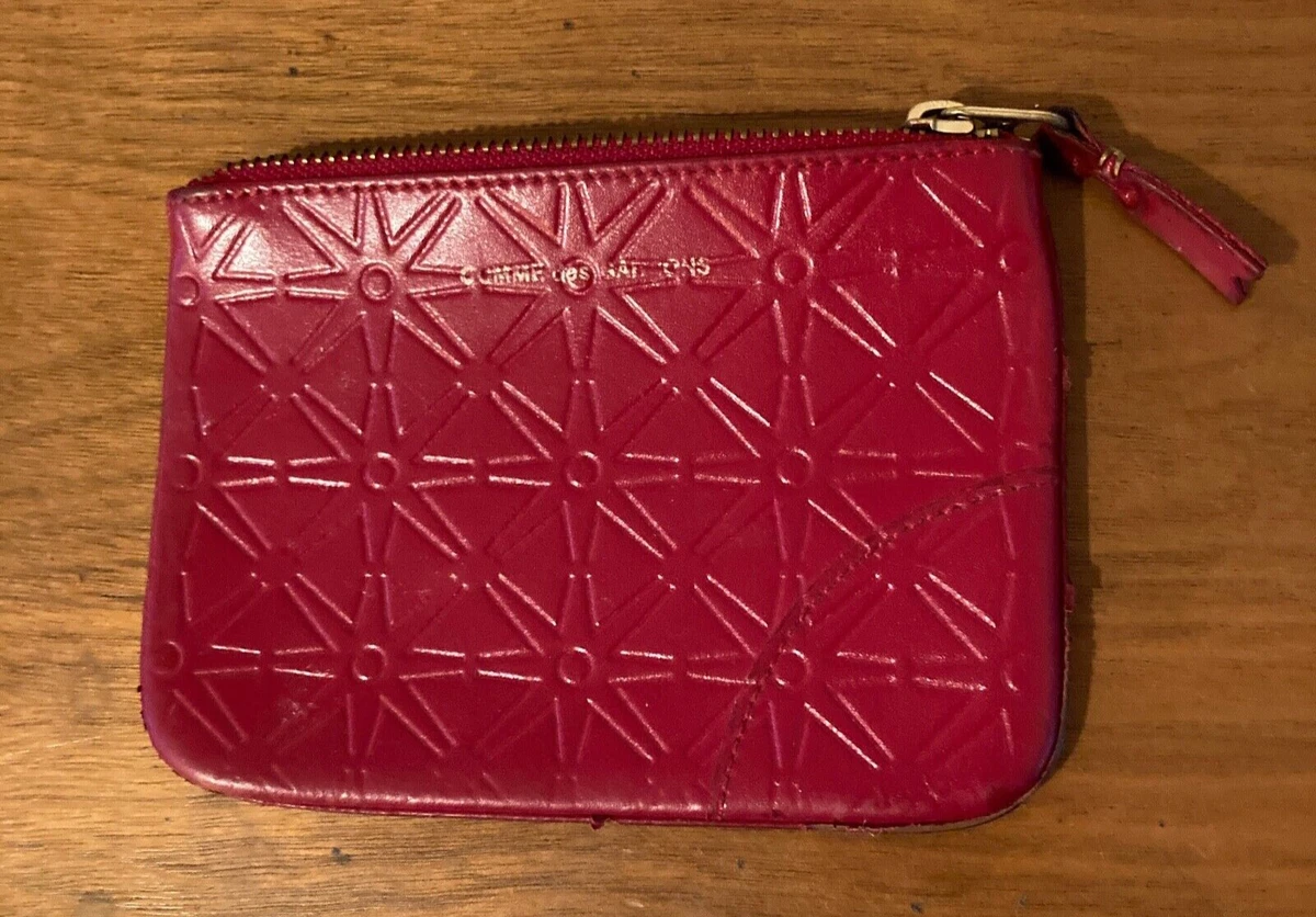 Comme des garcons zip wallet cheap pattern