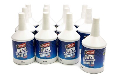 Redline 11824 Motor Oil Full Synthetic 0W20 High Performance Case of 12 Quarts