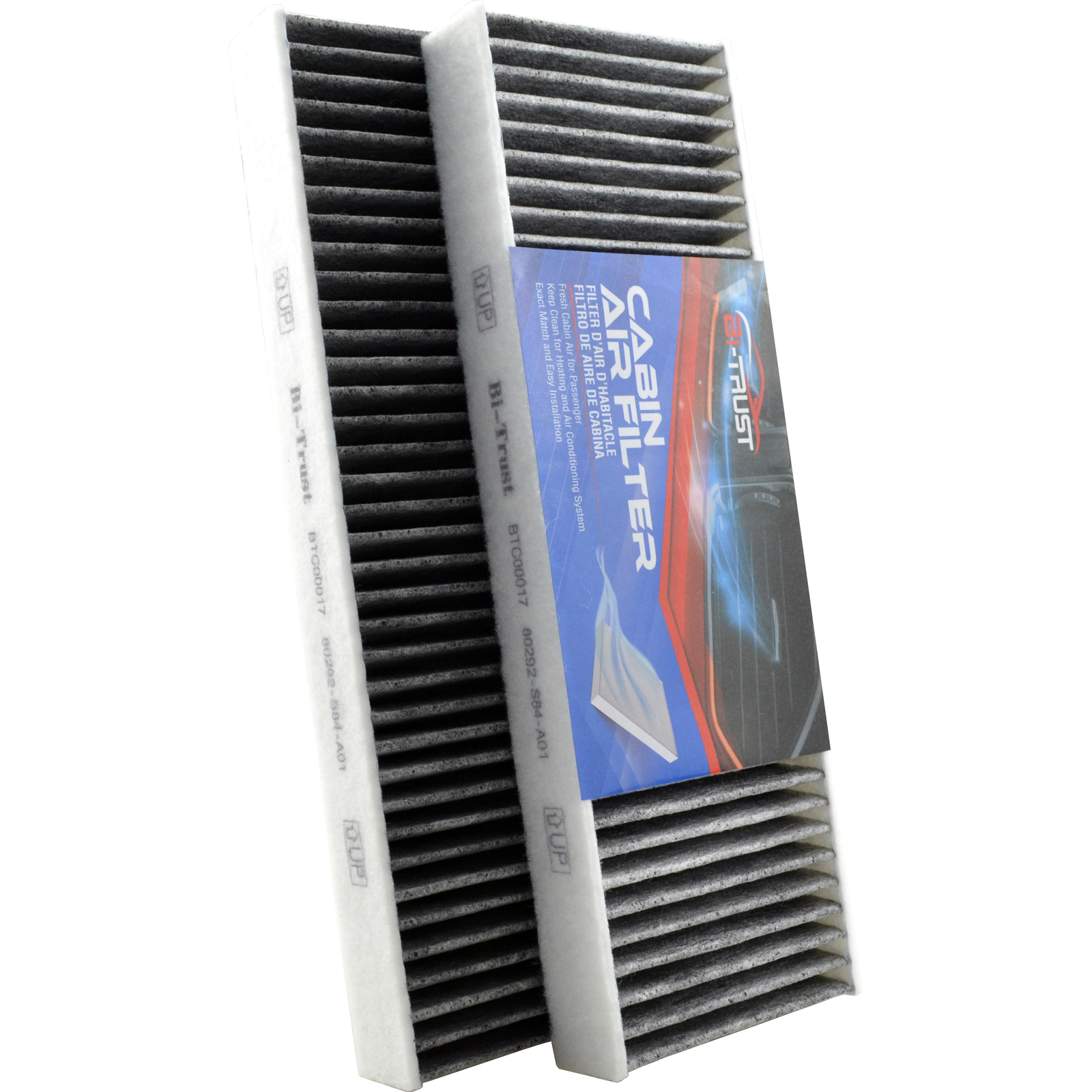 Bi-Trust Engine And Cabin Air Filter Kit,Replace Fram CA8475,CF8603A,Compatible With Acura Cl 2001-2003 V6 3.2L Honda Accord 1998-2002 V6 3.0L, Passenger Compartment Air Filters - Canada