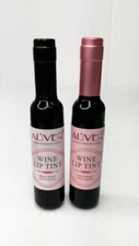 AL'IVER Lot of 2 Wine Lip Tint RD03 Merlot Burgundy  PK01 Blush Pink Lip Gloss