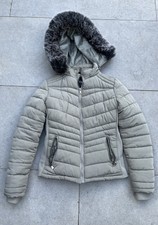 Green Puffa Jacket Size Small