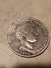 Carlo Alberto Regno Di Sardegna Lire 5 Torino 1835 argento