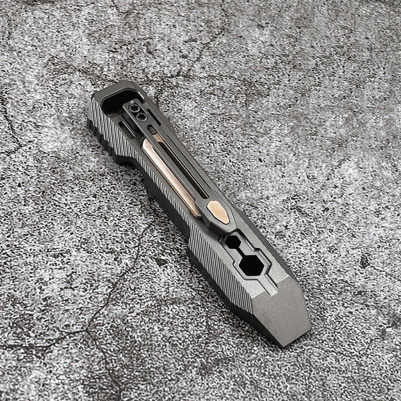 Mini Pince-monseigneur En Titane – Outil EDC 95mm, Ouvre-bouteille, Neuf