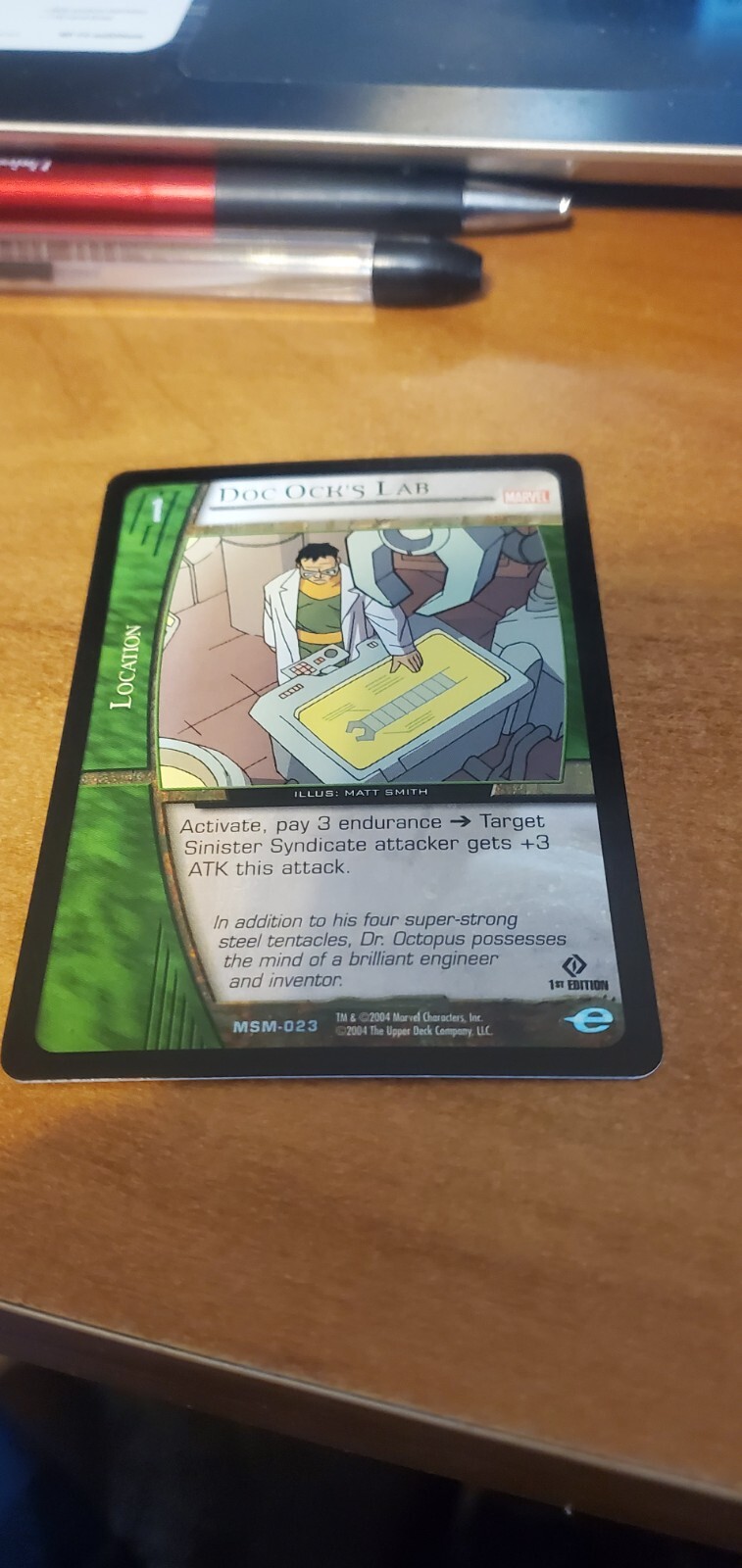 2004 Upper Deck Marvel VS System 1st Edition - MSM023 Doc Ock's Lab