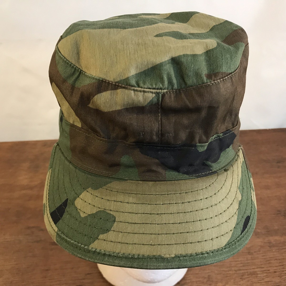 sesamo様US HAT CAMOUFLAGE 7 1/2 US Army Military Woodland Camouflage Pattern Cap Class 1
